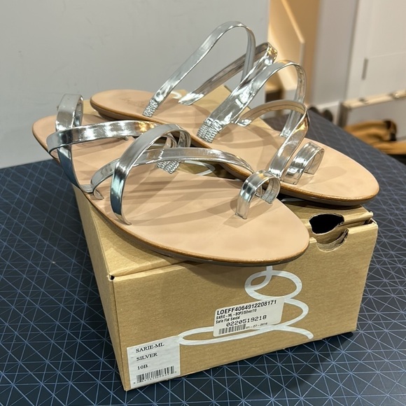 Loeffler Randall Sarie Sandal  in Silver - Picture 6 of 8